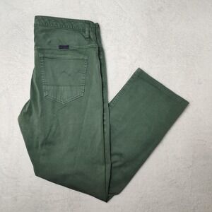 UNTUCKit Renzo Pants Mens 34x34 Olive Relaxed Stretch Chino 5 Pocket Casual